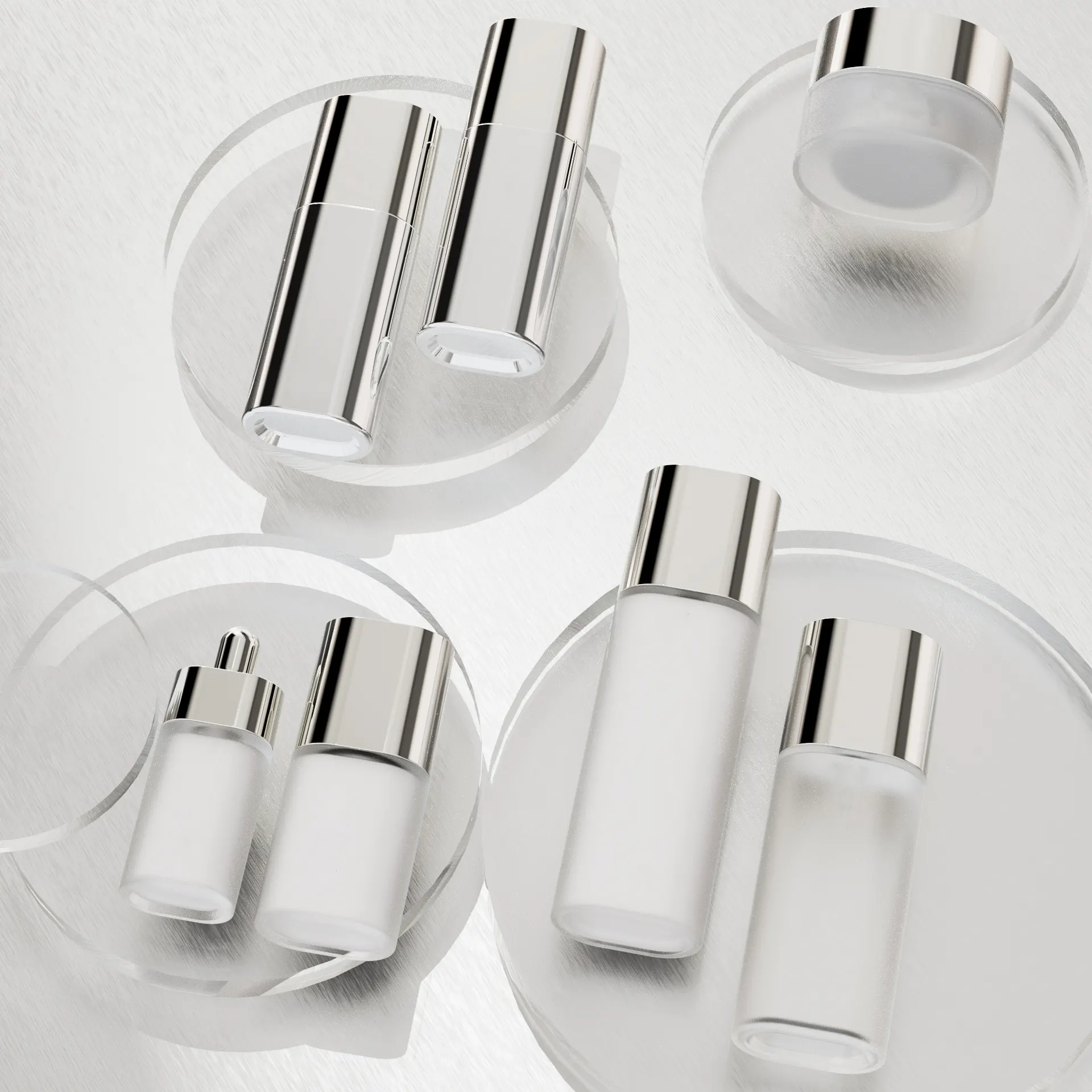 AuriRound Collection – Transparent Vanity Box Line